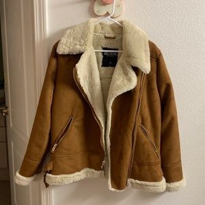 Hollister Faux Fur Shearling Jacket